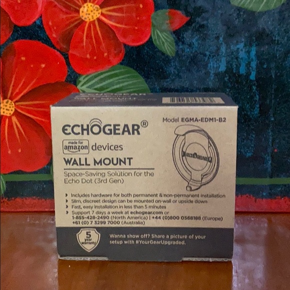 EchoGear Wall Mount Echo Dot (3rd Gen) - Picture 1 of 3